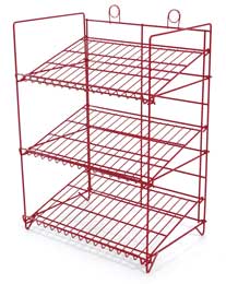 Adjustable Counter Chip Rack 22" High ES-C3 - Red (image for) Adjustable Counter Chip Rack 22" High ES-C3 - Red